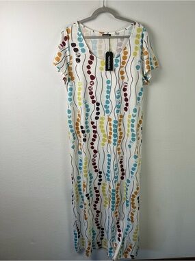 Noracora Lightweight Vacation Beach Resort Swim Cover-Up Maxi Dress